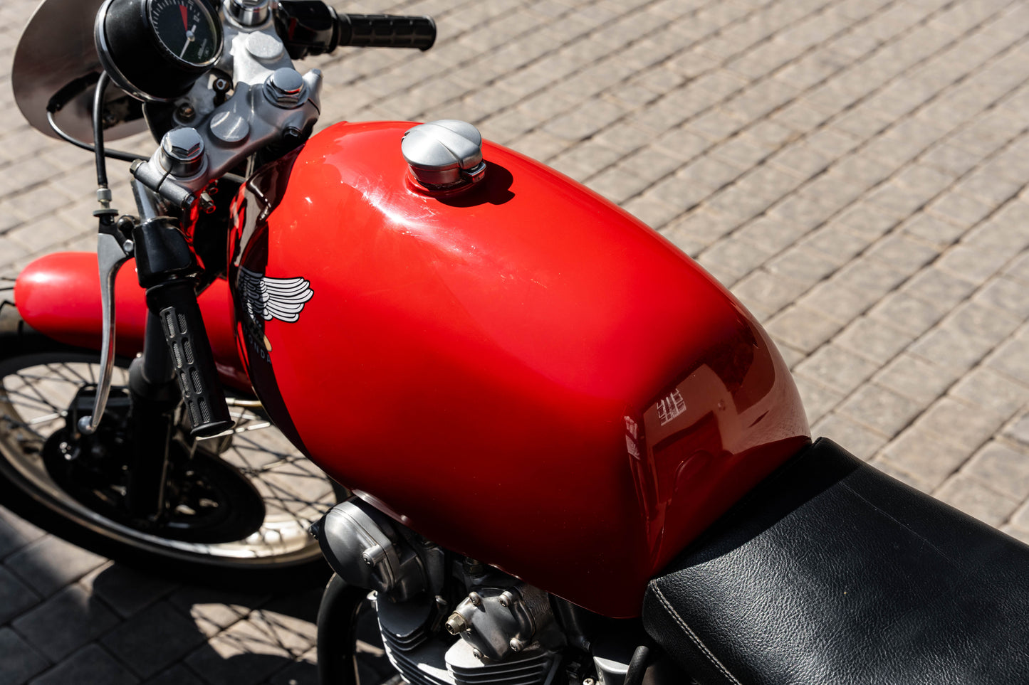 1963 Honda Black Bomber Cafe Racer