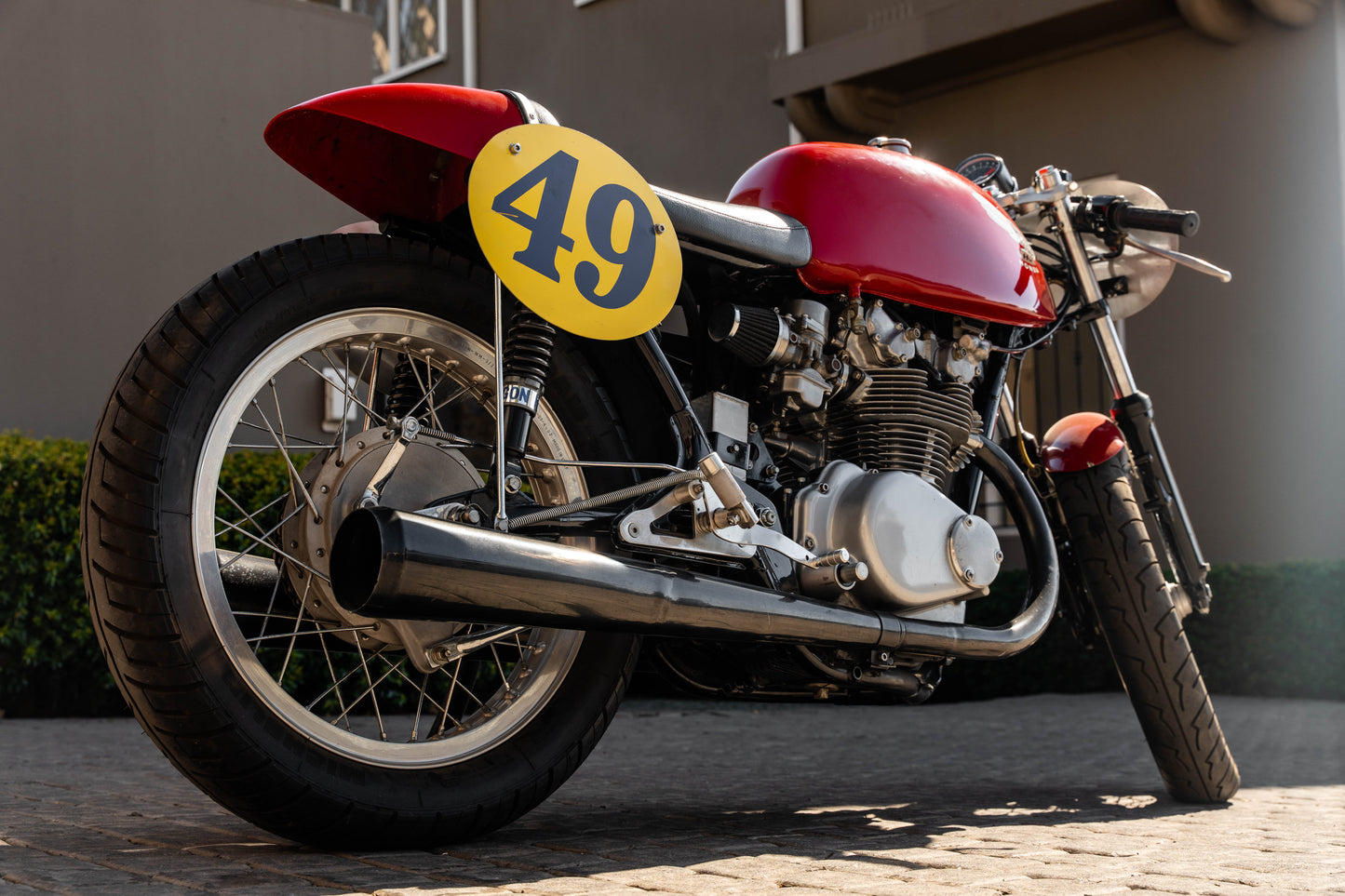 1963 Honda Black Bomber Cafe Racer