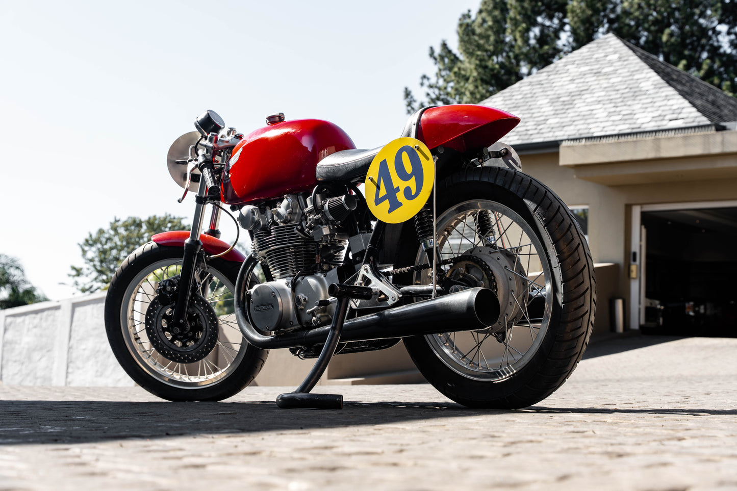 1963 Honda Black Bomber Cafe Racer