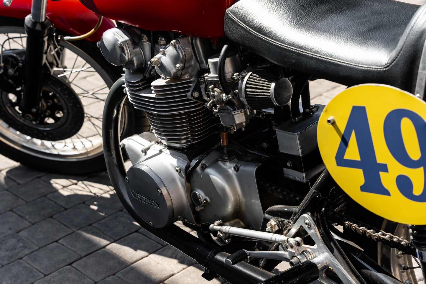 1963 Honda Black Bomber Cafe Racer