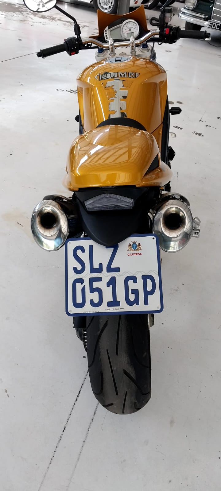 2005 Triumph Triple 1050 (delivery mileage)