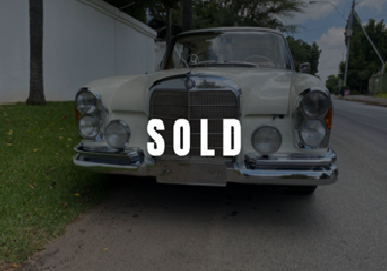 1963 Mercedes 300SE Coupe 112 Series