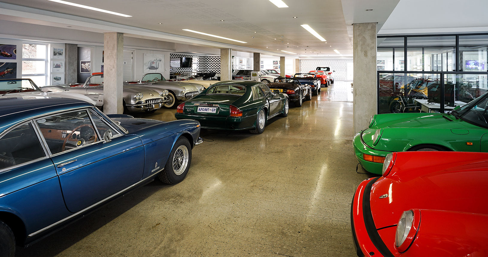 Sports & GT Classics classic car showroom with car storage and classics for sale