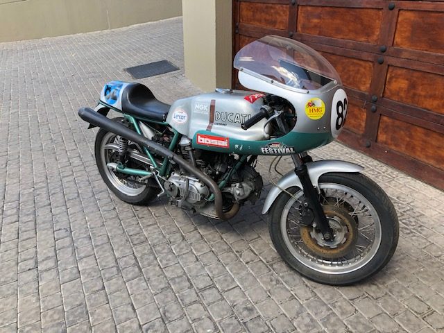 1970 Ducati Green Frame Race Bike GT750